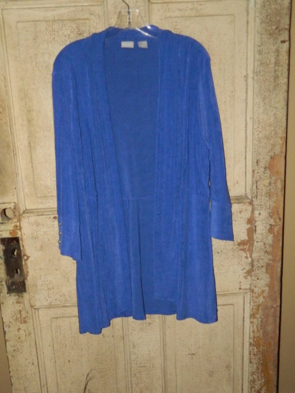 Chico's Travelers Slinky Open Front Cardigan Sz Chico 3 (XX-39)